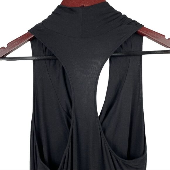 Helmut by Helmut Lang Black Kinetic Cowl Neck Maxi Dress Size M - Picture 5 of 8